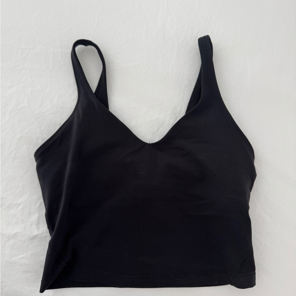 Lululemon Black Align Crop Tank SZ 4